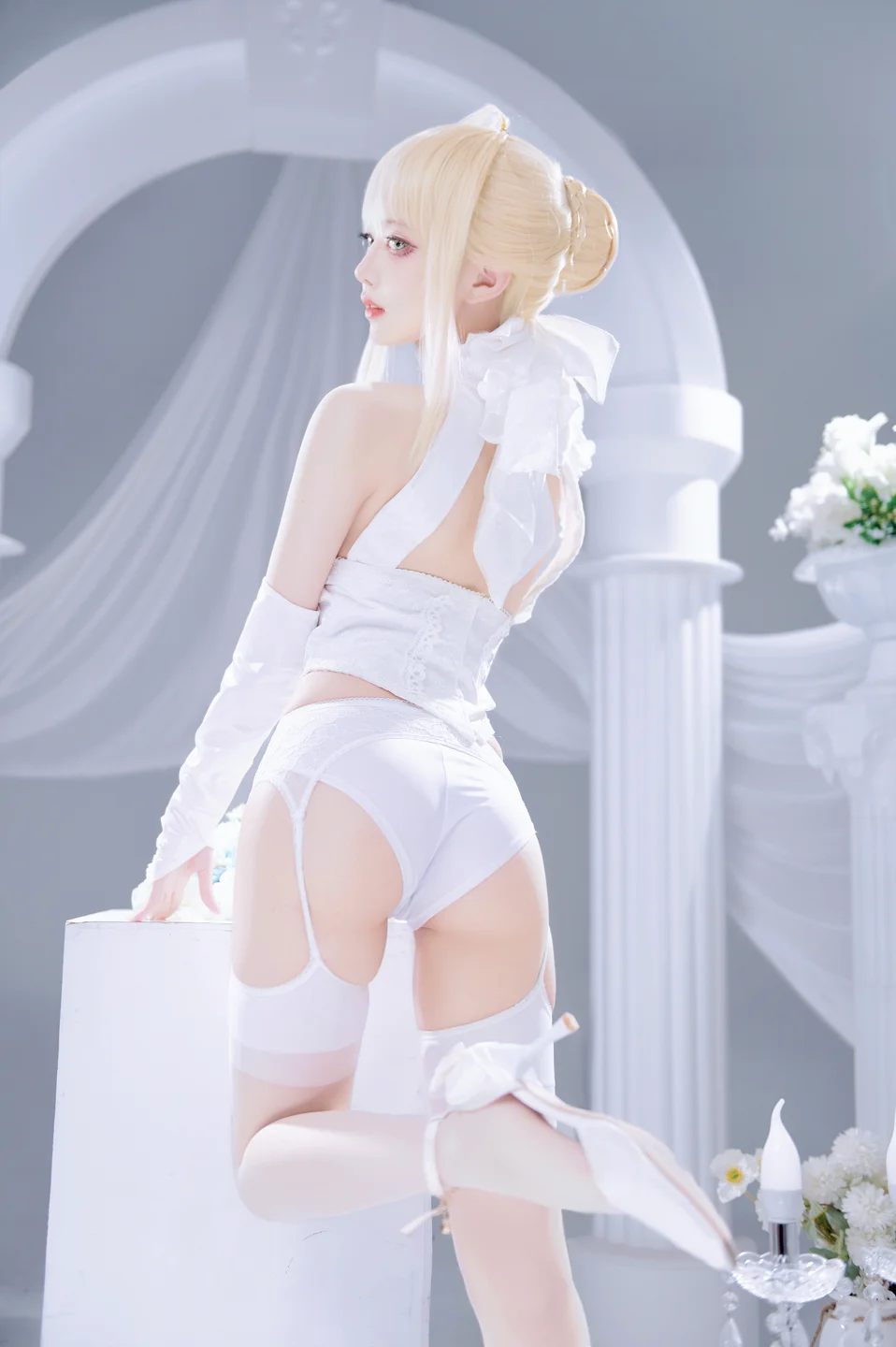 Shika小鹿鹿 - Fate Saber花嫁 [22P-284MB] tg@simisebaisi 【丝足阁】021.webp